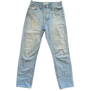 Madewell Light Was Indigo Blue High Rise Tapered The Perfect Summer Jean Size 27